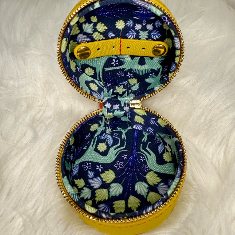 Anthropologie Ondine Catchall Pouch - Mustard Yellow - Picture 5 of 15